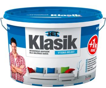 HET KLASIK Interiérová snehobiela farba 40 kg snehovobiela