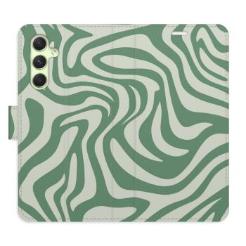 Flipové pouzdro iSaprio - Zebra Green 02 - Samsung Galaxy A54 5G