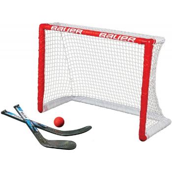 Bauer KNEE HOCKEY GOAL SET Plastová branka s hokejkami, červená, velikost