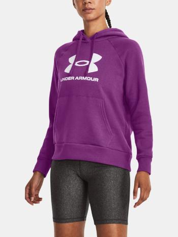 Under Armour UA Rival Fleece Big Logo Hdy Mikina Fialová