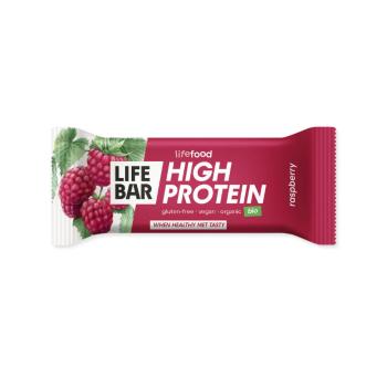 Tyčinka Lifebar proteinová s malinami 40 g BIO   LIFEFOOD