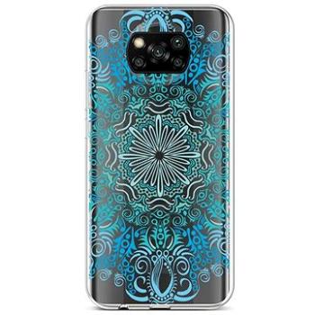 TopQ Xiaomi Poco X3 silikon Blue Mandala 60844 (Sun-60844)