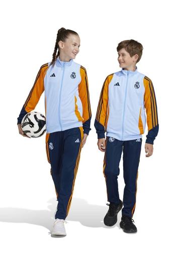 Dětská tepláková souprava adidas Performance REAL TK SUIT modrá barva, IT5132