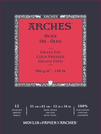 Arches Oil Cold Pressed Skicář 31 x 41 cm 300 g