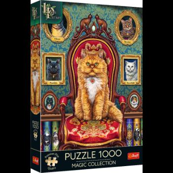 Puzzle 1000 dílků Premium Plus Blázen do koček / Lisa Parker