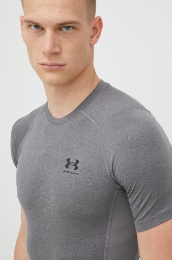 Tréninkové tričko Under Armour 1361518 šedá barva, 1361518