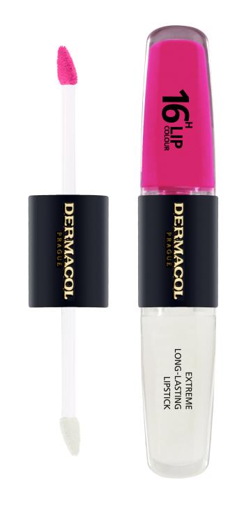 Dermacol Dlhotrvajúca dvojfázová farba na pery a lesk 16H Lip Colour (Extreme Long-Lasting Lipstick) 4 + 4 ml 8