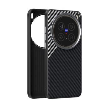 ABEEL C CARBON Ochranný kryt pre Vivo X200 Pro 5G BLACK GREY