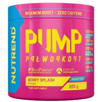 Nutrend PUMP BERRY SPLASH 225 G Doplněk stravy, , velikost