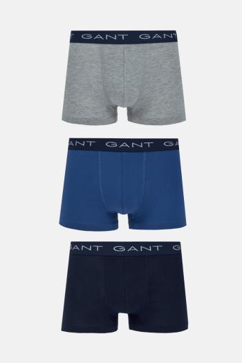 SPODNÍ PRÁDLO GANT TRUNK 3-PACK LIGHT GREY MELANGE