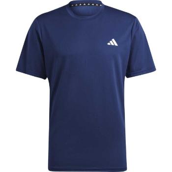 adidas TRAIN ESSENTIALS TEE Pánské sportovní tričko, tmavě modrá, velikost