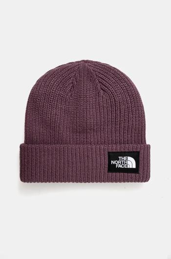 Čepice The North Face Salty Lined Beanie fialová barva, NF0A3FJW1NI1