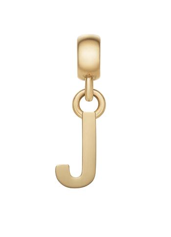 Daniel Wellington Pozlacený přívěsek písmeno "J" Charms DW00400493