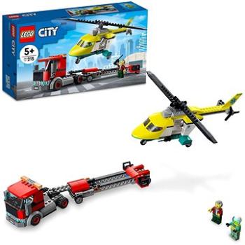 LEGO® City 60343  Přeprava záchranářského vrtulníku (5702017161150)