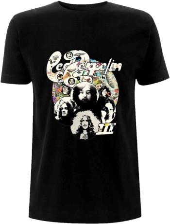 Led Zeppelin Tričko Photo III Unisex Black XL