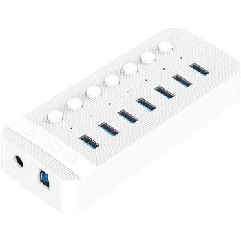 Orico USB-A Hub 7x USB 3.0 White (CT2U3-7AB-EU-WH-BP-CZ)