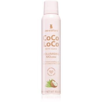 Lee Stafford CoCo LoCo Agave luxusní objemová pěna pro jemné a zplihlé vlasy 200 ml