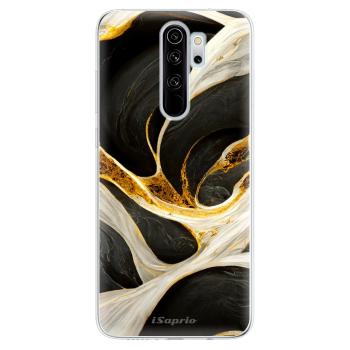 Odolné silikonové pouzdro iSaprio - Black and Gold - Xiaomi Redmi Note 8 Pro