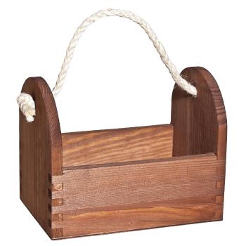 Suport pentru couvert, din lemn, 19 x 13 x 15 cm,lăcuit