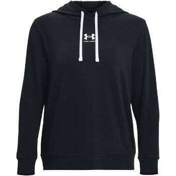 Under Armour RIVAL TERRY HOODIE Női pulóver, fekete, méret S