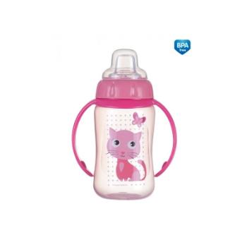 Tréninkový hrníček s úchyty Cute Animals 320 ml kočička