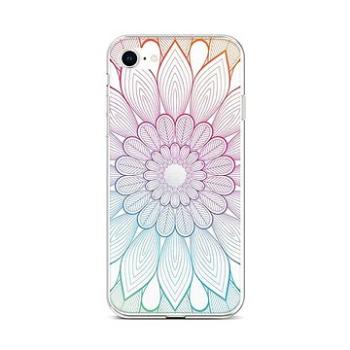 TopQ Kryt iPhone SE 2022 silikon Rainbow Mandala 74005 (Sun-74005)