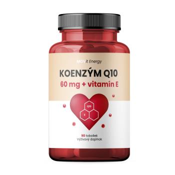 MOVIT ENERGY Koenzým Q10 60mg + vitamín E 90 kapsúl