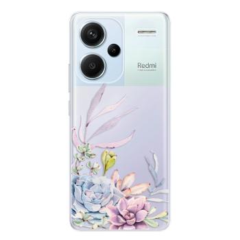 Odolné silikonové pouzdro iSaprio - Succulent 01 - Xiaomi Redmi Note 13 Pro+ 5G