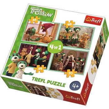 Puzzle Treflíci 4v1 (35,48,54,70 dílků) (5900511342901)