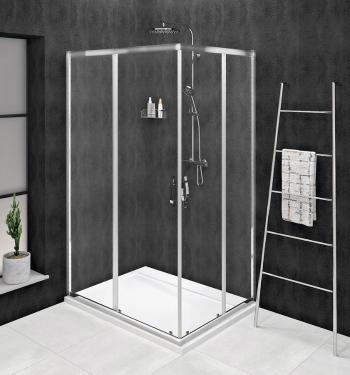 GELCO SIGMA SIMPLY CHROM Obdélníkový sprchový kout 1200x900 čiré sklo, GS2112-GS2190 GS2112-GS2190