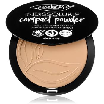 puroBIO Cosmetics Indissouble kompaktní pudr s matným efektem odstín 03 9 g