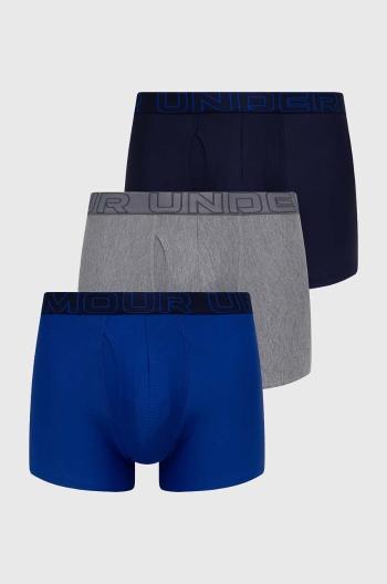 Boxerky Under Armour 3-pack pánské, tmavomodrá barva