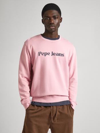 Pepe Jeans Mikina Růžová