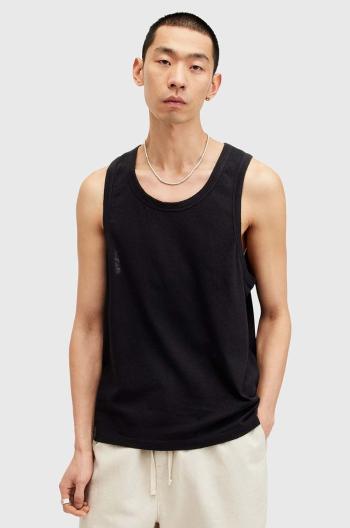 Bavlněný top AllSaints KENDRICK VEST černá barva, M005JA