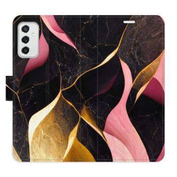 Flipové pouzdro iSaprio - Gold Pink Marble 02 - Samsung Galaxy M52 5G