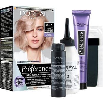 L'ORÉAL PARIS Préférence 8.12 Alaska Studená světlá blond (3600523948888)