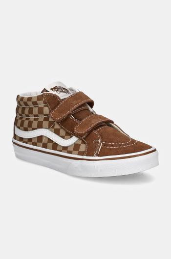 Dětské tenisky Vans SK8-Mid Reissue hnědá barva, VN000D2ZNWH1