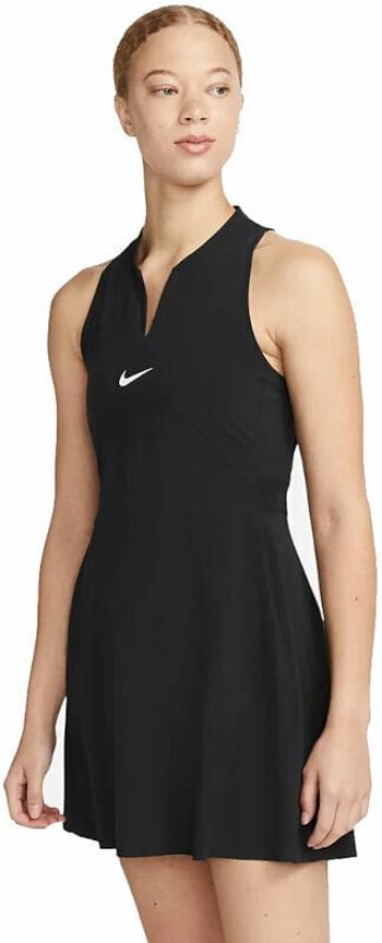 Nike Dri-Fit Advantage Tennis Black/White S Šaty