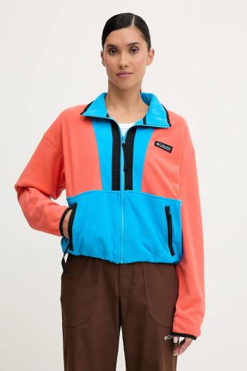 Fleecová mikina Columbia Backbowl II FZ Fleece čierna farba, vzorovaná, 2092163