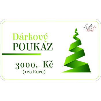 Dárkový poukaz 3000 Kč d3000