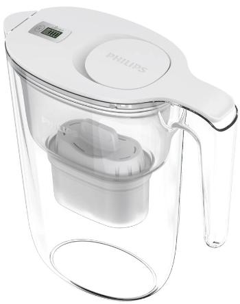 Philips Cană de filtrare a apei AWP2933WHT, 6 filtre Micro X-Clean