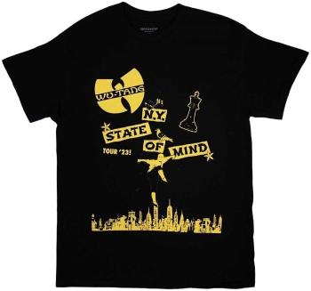 Wu-Tang Clan Tričko Tour '23 NY State Of Mind Unisex Black 2XL