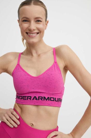 Sportovní podprsenka Under Armour růžová barva, 1357232