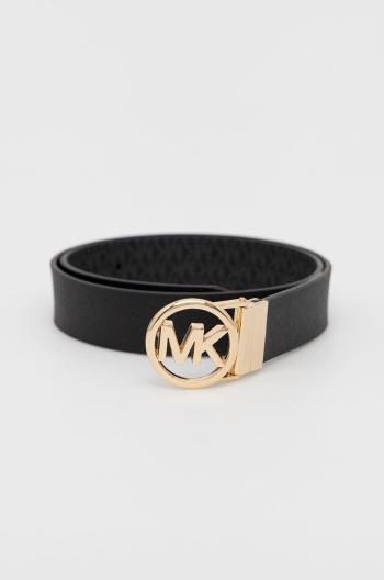 Oboustranný pásek MICHAEL Michael Kors dámský, černá barva