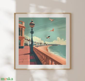 Ébredjen Brighton Varázsában: "Travel Poster" Falikép