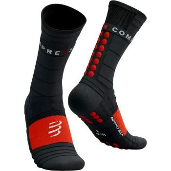 Compressport PRO RACING WINTER RUN Zimní běžecké ponožky, černá, velikost