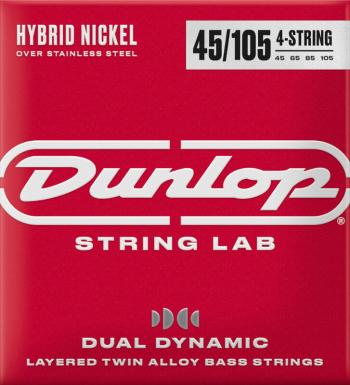 Dunlop DBHYN45105 String Lab Hybrid Nickel Struny pro baskytaru