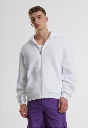 Urban Classics Fluffy Zip Hoody white - S