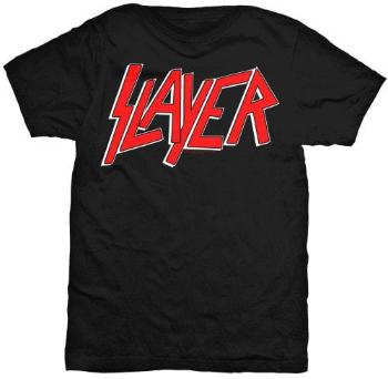 Slayer Tričko Classic Logo Unisex Black 2XL