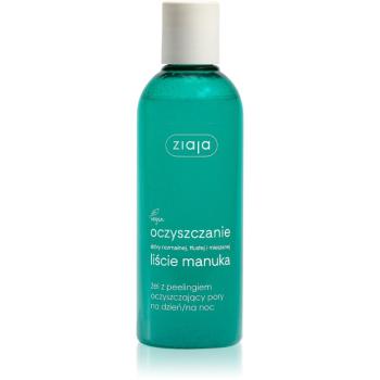 Ziaja Manuka Tree Purifying peelingový čisticí gel pro stažení pórů 200 ml